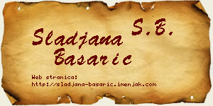 Slađana Basarić vizit kartica